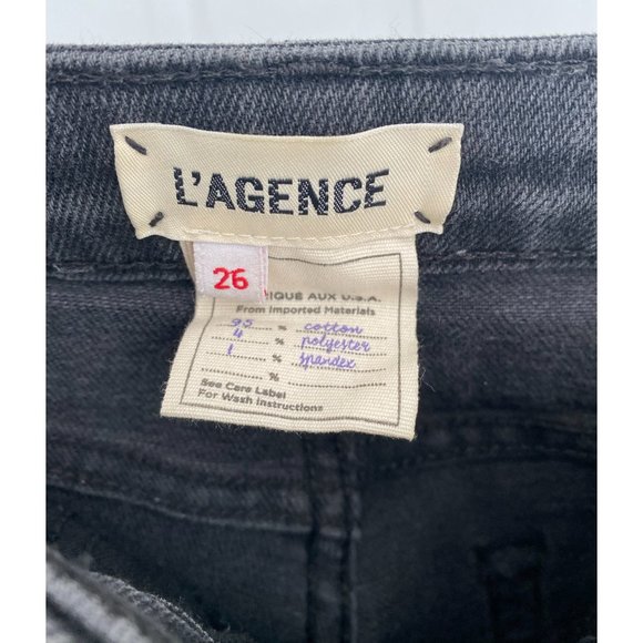 L'Agence High Line Skinny Jean in "Nighttime Destruct", size 26 - Picture 4 of 8